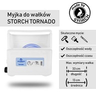 Nemecká umývačka valčekov STORCH TORNADO