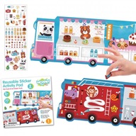 Sada na vytváranie opakovane použiteľných nálepiek WOOPIE ART&FUN Sada na vytváranie opakovane použiteľných nálepiek WOOPIE ART&FUN