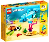LEGO CREATOR - DELFÍN A KORYTNAČKA Č. 31128 LEGO CREATOR - DELFÍN A KORYTNAČKA Č. 31128