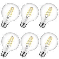 E27 LED guľová žiarovka vlákno 4W=35W 400lm Neutral 4000K dekoračné Savineo E27 LED guľová žiarovka vlákno 4W=35W 400lm Neutral 4000K dekoračné Savineo
