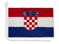 Vlajka Chorvátska na jachte Vlajka Chorvátska Vlajka Vlajka Chorvátska na jachte Vlajka Chorvátska Vlajka