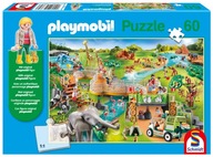Schmidt Puzzle 60 dielikov PLAYMOBIL Zoo + figúrka Schmidt Puzzle 60 dielikov PLAYMOBIL Zoo + figúrka