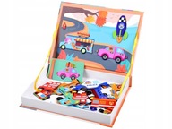 MAGNETICKÁ KNIHA PUZZLE VOZIDLÁ 66 KUSOV. MAGNETICKÁ KNIHA PUZZLE VOZIDLÁ 66 KUSOV.