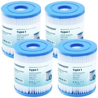 Jacuzzi bazénový filter pre filtračné čerpadlá, náhrada za Bestway typ I 4x