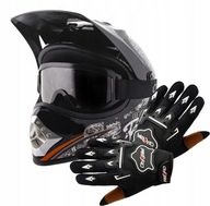 DETSKÝ ENDURO KRÍŽOVÝ PRILBA QUAD XS + RUKAVICE + OKULIARE DARČEK K NARODENINÁM DETSKÝ ENDURO KRÍŽOVÝ PRILBA QUAD XS + RUKAVICE + OKULIARE DARČEK K NARODENINÁM