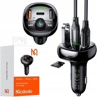 Bluetooth FM vysielač, nabíjačka, 99,5W PD, McDodo Bluetooth FM vysielač, nabíjačka, 99,5W PD, McDodo