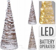 Ratanový vianočný stromček 10 LED dekoračný 40 cm