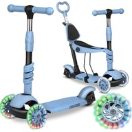 Trojkolesová kolobežka Ricokids Todi - modro-šedá Trojkolesová kolobežka Ricokids Todi - modro-šedá
