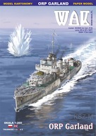 WAK 10/22 - torpédoborec ORP Garland (1944) 1:200 WAK 10/22 - torpédoborec ORP Garland (1944) 1:200