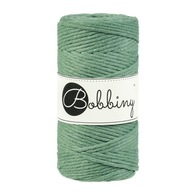 Macrame šnúra Bobbiny 3 mm / Sage Macrame šnúra Bobbiny 3 mm / Sage
