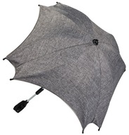 Dáždnik univerzálny do kočíka, látka MELANGE, UV filter, KOVOVÁ rukoväť Dáždnik univerzálny do kočíka, látka MELANGE, UV filter, KOVOVÁ rukoväť