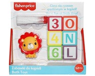 Fisher Price - Hračka do kúpeľa - Písmená, čísla + Figúrka leva Fisher Price - Hračka do kúpeľa - Písmená, čísla + Figúrka leva