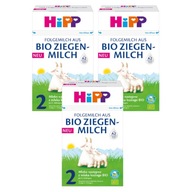 HiPP 2 Následné mlieko z kozieho mlieka Bio 3x400g