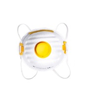 46007 Jednorazové protiprachové masky s ventilmi