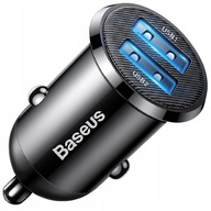 UNIVERZÁLNA VÝKONNÁ AUTONABÍJAČKA BASEUS 2x USB 4,8A 12V 24V UNIVERZÁLNA VÝKONNÁ AUTONABÍJAČKA BASEUS 2x USB 4,8A 12V 24V