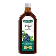 Čučoriedková šťava z čučoriedok + 5 bylín 500ml Premium Rosa Čučoriedková šťava z čučoriedok + 5 bylín 500ml Premium Rosa