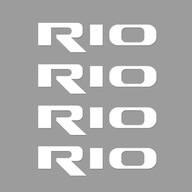 Čierny štýl pre nálepky na predné stierače Rio Čierny štýl pre nálepky na predné stierače Rio