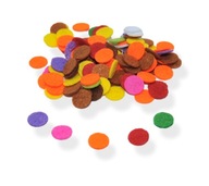 Kruhy kruhy 1cm filc mix 50ks bodka Kruhy kruhy 1cm filc mix 50ks bodka