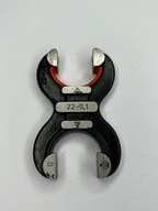 Obojstranný rozchod čeľustí 22 mm 0,1 SUHL Obojstranný rozchod čeľustí 22 mm 0,1 SUHL
