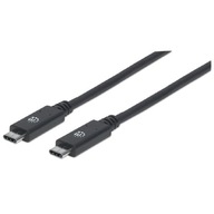 Manhattan kábel USB 3.2 Gen2 Type-C M/M 1m 100W 5A 10Gbps Manhattan kábel USB 3.2 Gen2 Type-C M/M 1m 100W 5A 10Gbps