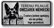 Pozor psov znak - nemecký ovčiak Pozor psov znak - nemecký ovčiak