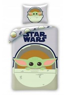 BAVLNENÉ POSTELIENKY 140x200 STAR WARS MANDALORSKÉ BABY YODA STAR WARS BAVLNENÉ POSTELIENKY 140x200 STAR WARS MANDALORSKÉ BABY YODA STAR WARS