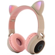 Skladacie slúchadlá Bluetooth 5.0 LED CAT EARS