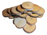 Kruhy drevených plátkov Breza 5-7 cm vlhké x10