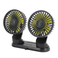 DVOJITÝ VENTILÁTOR DO AUTO - USB 5 V DVOJITÝ VENTILÁTOR DO AUTO - USB 5 V