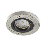 Okrúhle zadlabávacie očko, pohyblivé, matný hliník GU10 Okrúhle zadlabávacie očko, pohyblivé, matný hliník GU10