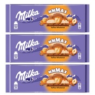 Balenie 3 ks MILKA Čokoláda LÍSKOVÉ ORIEŠKY TOFFEE 300G