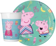 JEDNORÁZOVÉ POHÁRKY A TANIERE PEPPA PIG SET JEDNORÁZOVÉ POHÁRKY A TANIERE PEPPA PIG SET