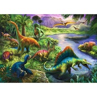 Puzzle 200 dravých dinosaurov 13281
