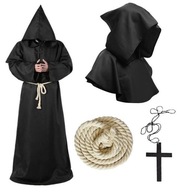 OUTFIT KOSTÝM DISPOSSIEM ZVYK MONK PRIEST NON HALLOWEEN M/L 176/182 OUTFIT KOSTÝM DISPOSSIEM ZVYK MONK PRIEST NON HALLOWEEN M/L 176/182