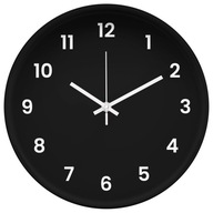 Klasické čitateľné netopiace sa tiché nástenné hodiny Black 25 cm Klasické čitateľné netopiace sa tiché nástenné hodiny Black 25 cm