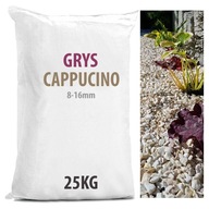 Záhradná drť Dekoračné kamene CAPPUCCINO 25KG