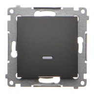 Simon 54 1-TRIEDNY SPINAC S LED MATNE CIERNY DW1L.01/49 Simon 54 1-TRIEDNY SPINAC S LED MATNE CIERNY DW1L.01/49