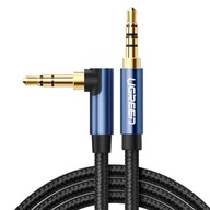 Ugreen AUX kábel, lomený minijack 3,5 mm, 2 m Ugreen AUX kábel, lomený minijack 3,5 mm, 2 m