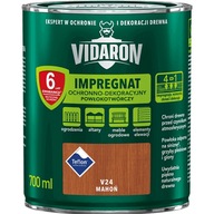 Ochranná a dekoračná impregnácia VIDARON. V24 Mahagón 0,7l
