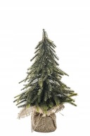 mini umelý vianočný stromček, ako skutočný, pozlátený