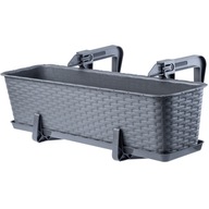 BALKÓNOVÝ STOJAN NA KVETINÁČ 60cm GRAFIT BALKÓNOVÝ STOJAN NA KVETINÁČ 60cm GRAFIT