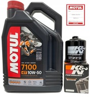 MOTUL 7100 4T 10W50 4L olej + K&N OLEJOVÝ FILTER MOTUL 7100 4T 10W50 4L olej + K&N OLEJOVÝ FILTER