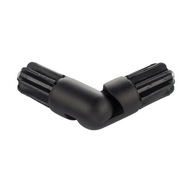 Rohová spojka na záclonovú tyč, matná čierna, 19 mm Rohová spojka na záclonovú tyč, matná čierna, 19 mm