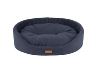 amiplay Oválna posteľ Montana XL Black amiplay Oválna posteľ Montana XL Black