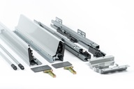 Systembox PUSH-OPEN L-400MM Medium Amix sivá Systembox PUSH-OPEN L-400MM Medium Amix sivá