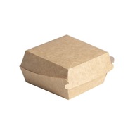 Burger boxy Eco kraft box 115x115x75mm 100 ks