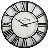 Čierne RETRO LOFT nástenné závesné hodiny, 35 cm Čierne RETRO LOFT nástenné závesné hodiny, 35 cm