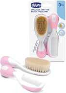 CHICCO ŠTETINA NATURAL + 0M+ HREBEŇ CHICCO ŠTETINA NATURAL + 0M+ HREBEŇ