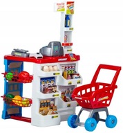 Stánok supermarketu pre deti pokladničný vozík