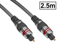 S/PDIF kábel TOSLINK-TOSLINK HQ VITALCO 2,5m S/PDIF kábel TOSLINK-TOSLINK HQ VITALCO 2,5m